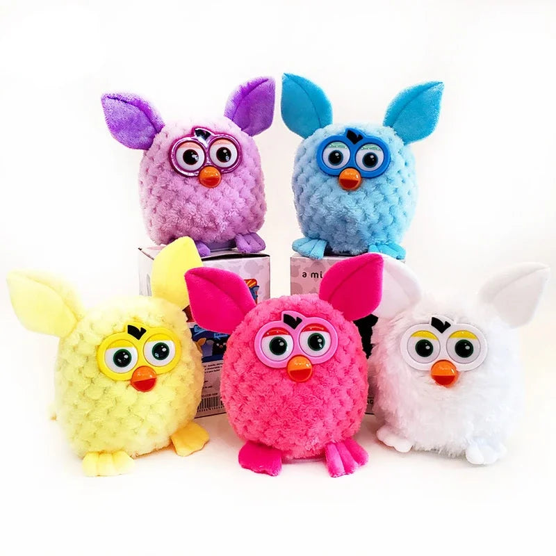 Hasbro Furby Plush Talking Electronic Pet Toys Owl Interactive Recording Smart Doll Kids Birthday Gifts 15CM