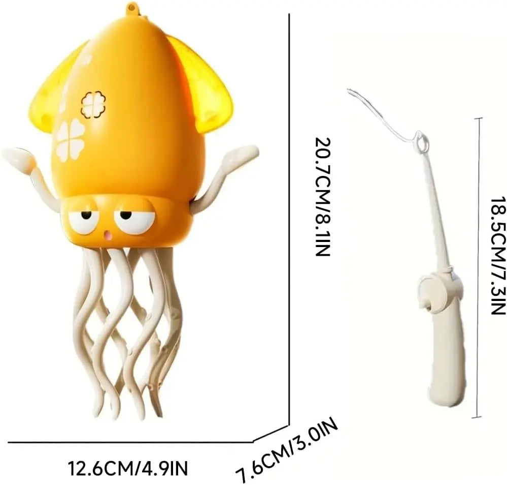 Magic Dancing Octopus Toy Electric Pet Crawling Light&Music Squid Toys for Kids Interactive Development Toddler Tummy Time Gifts