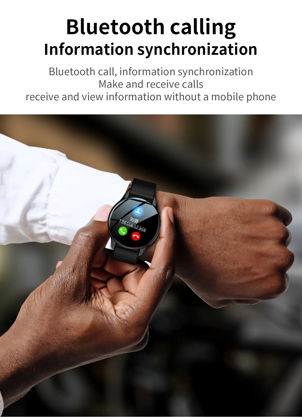 Newest Smart Watch 2024 Full Round Smartwatch Men Bluetooth Call Smart Watch Women Fitness Bracelet DIY Faces IOS Android Phone