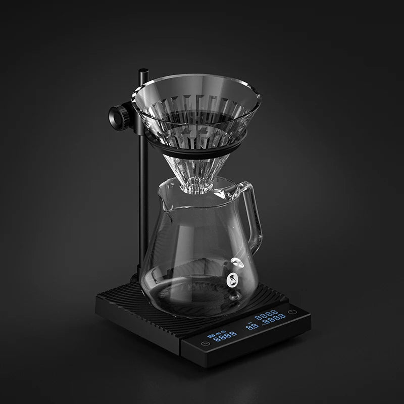 TIMEMORE Blackmirror Duo Coffee Digital Scales Weighing Timekeeping Flow Rate Measurement With Ddetachable Stand Mini Coffee