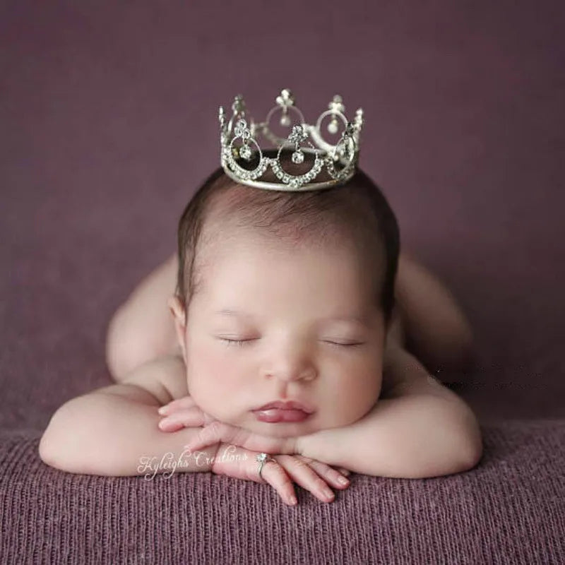 Imitation Diamond Ring Newborn Photography Accessory Baby Girl Photo Props Studio Infant Shoot Decoration