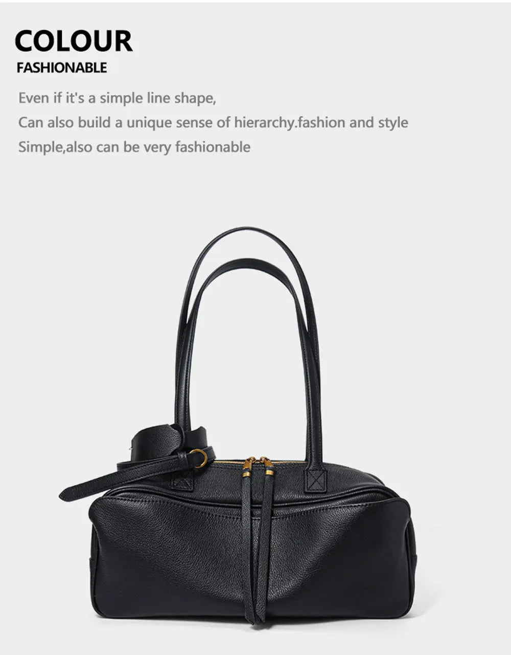 New Women's Bag Genuine Leather Luxury Designer Women Shoulder Bag Soft Cowhide Handbags Fashion High Quality Baguette Bags