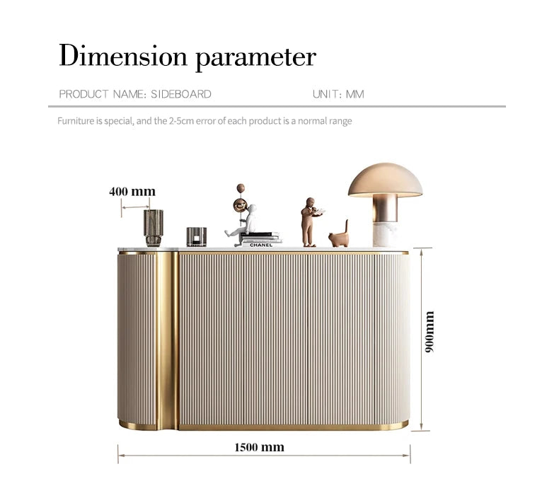 Modern Luxury Kitchen Furniture Dining Room Console Table Cabinet Table Sideboards Storage Cabinet With Doors