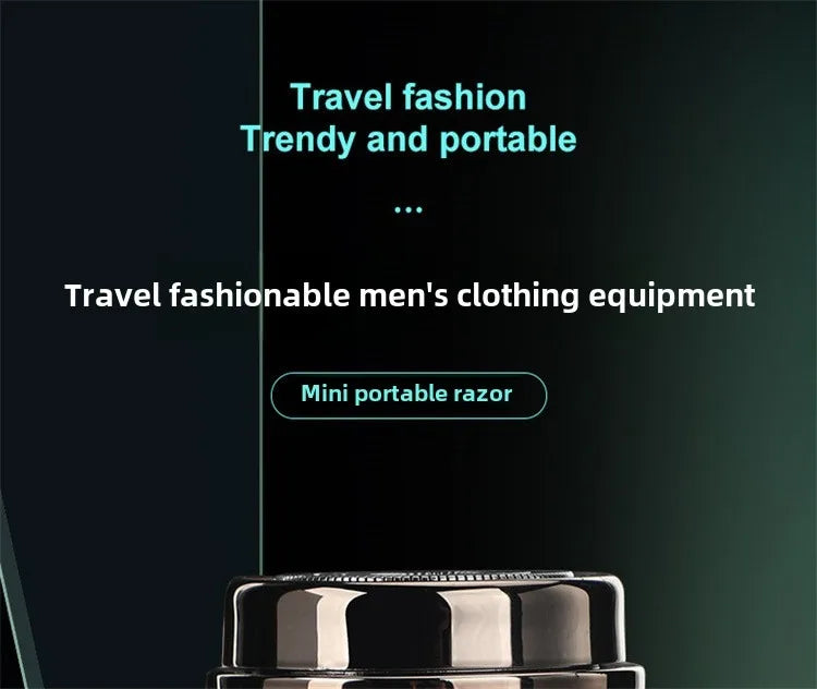 Men Electric Mini Shaver Rechargeable Type-c Charging Car Portable Led Digital Display Wet & Dry Shaver Men Women Home Razor