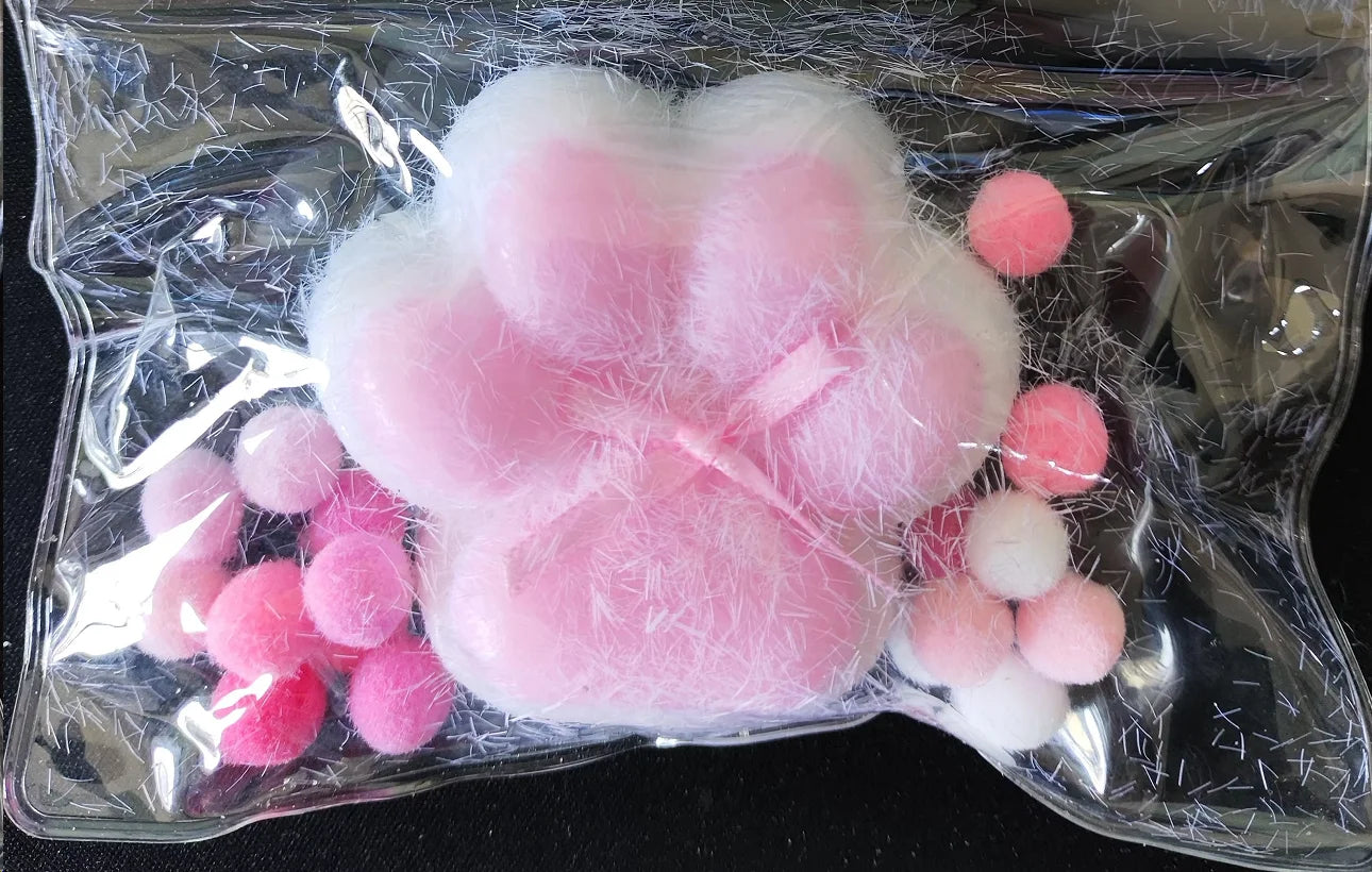 Stress And Anxiety Relief Softly Soothe The Shape Of a Cat's Paw With A Massage Of The Hands Or Feet For Adult Sensory Toys