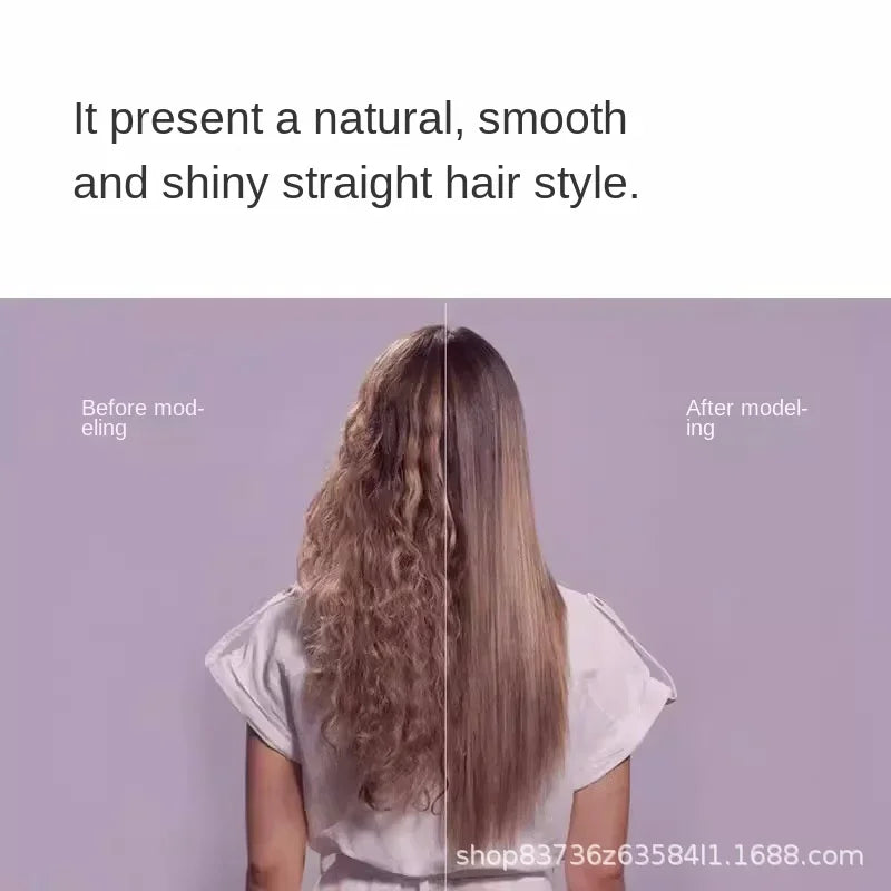 New Dry and Wet Flat Comb Portable Curling Iron Hair Salon Negative Ion Curling Iron Hair Dryer Straight Clip  Cepillo Rizos 다이슨