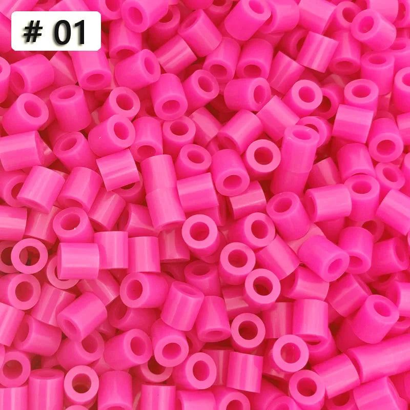 5MM 1000PCs Pixel Puzzle Iron Beads for kids Perler Hama Beads Diy High Quality Handmade Gift toy Fuse Beads