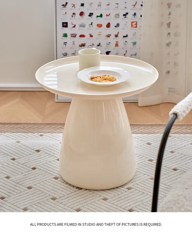 Designer Modern Coffee Table Living Room Nordic Round Glass Coffee Table Side Table