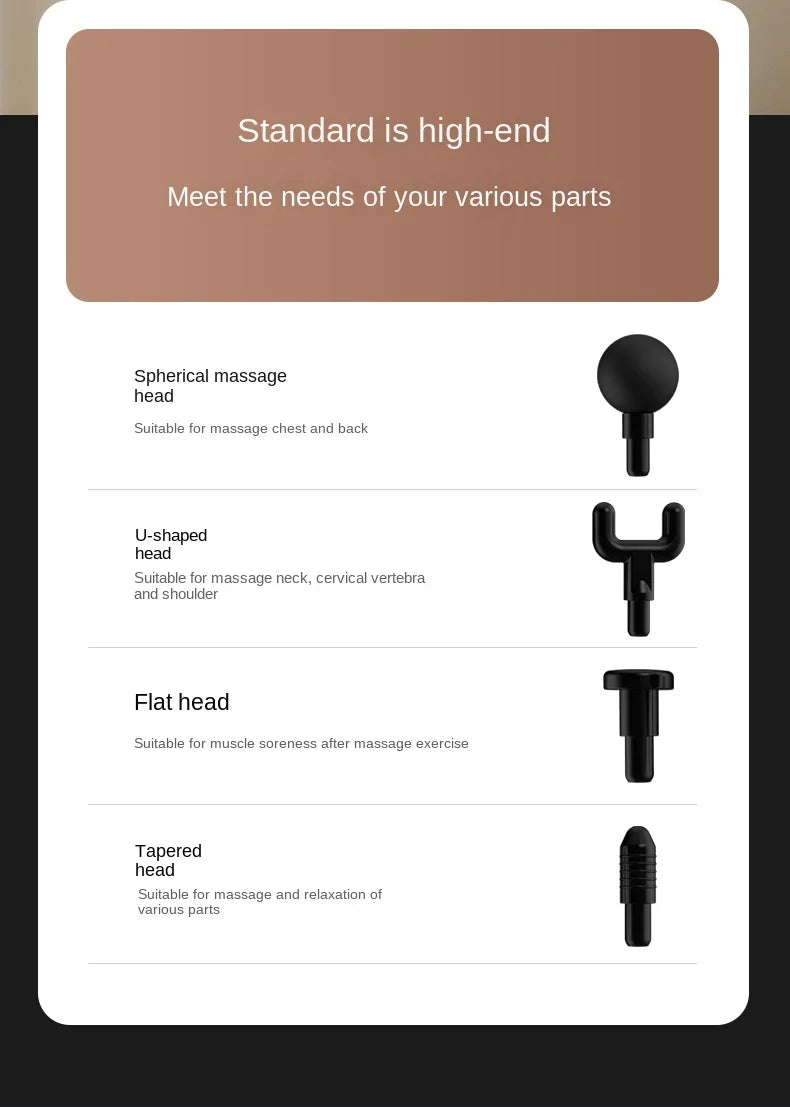 Hot Selling Long-handle Electric Massage Gun: Multifunctional for Muscle Relaxation, Deep Tissue Percussion Relief