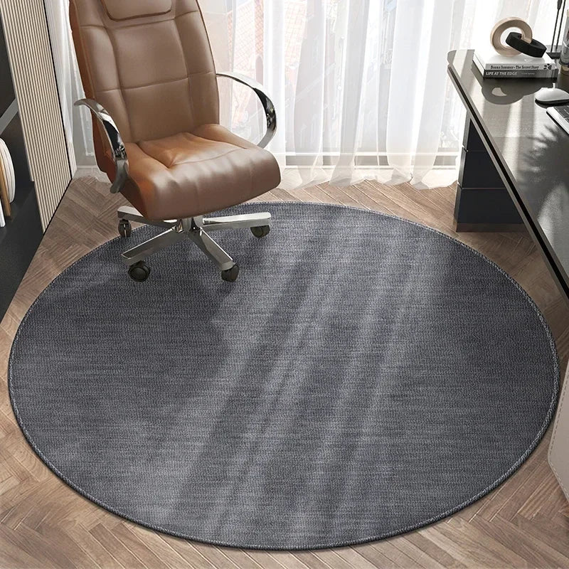Bedroom round floor mat dirt resistant round carpet office computer gaming swivel chair rocking table study stool under study