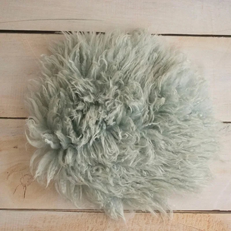 Flokati 100% Wool Blanket Mats Baby Photography Props Newborn Wrap Backdrop Prop for Newborns Photo Shoot Fotografia Accessories