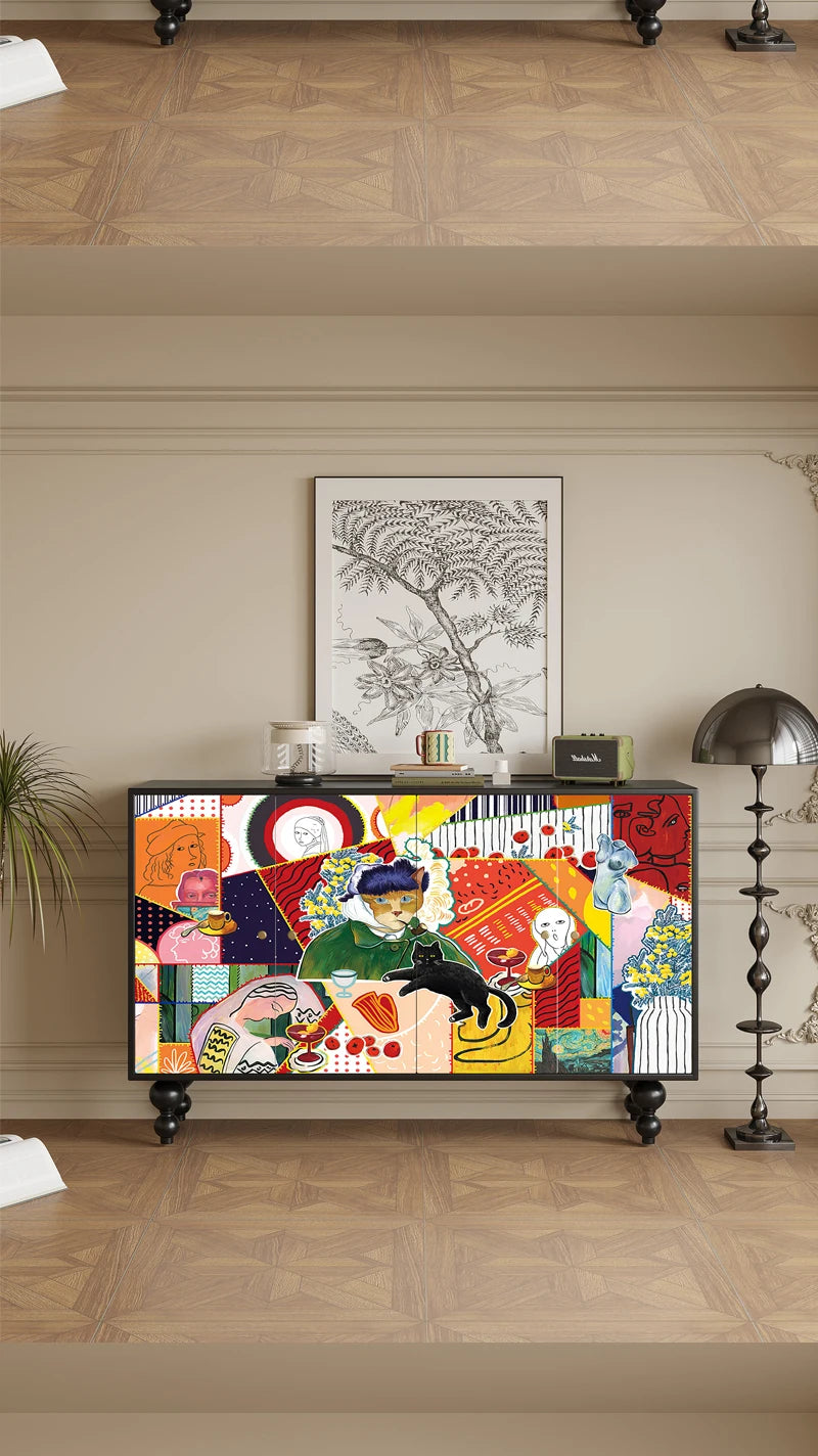 Nordic Perfume Living Room Cabinets Mid Century Craft Luxury Wood Living Room Cabinets Storage Garden Vitrina Trendy Furniture