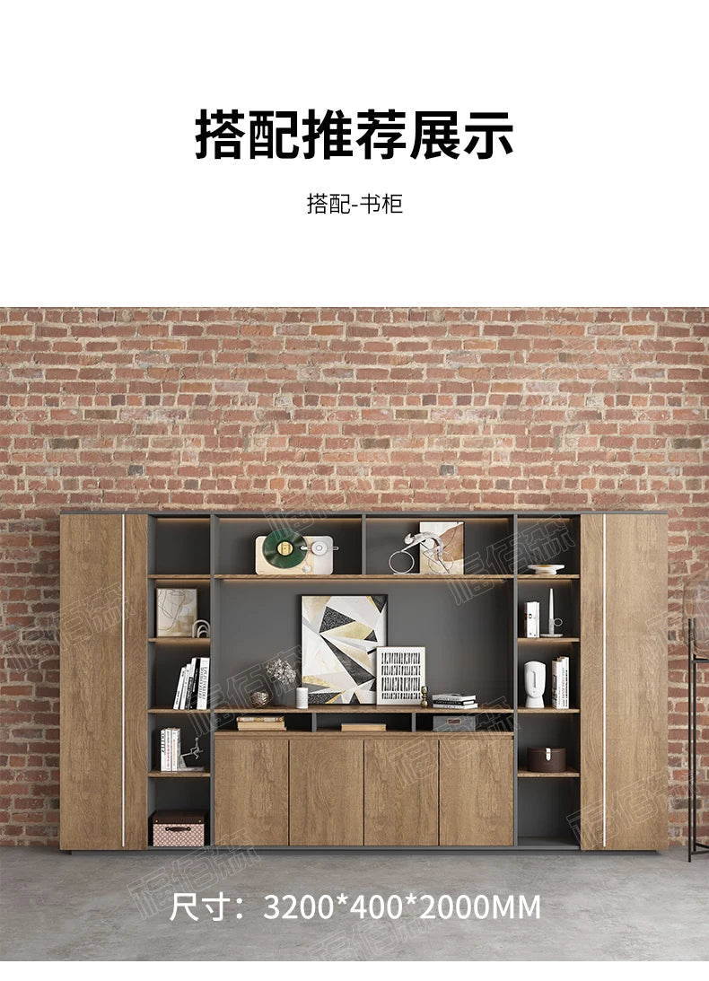 Boss Simple Furniture Computer Office Table Chair Combination Workshop Seating Desk Crafting Desk With Storage Design Furniture