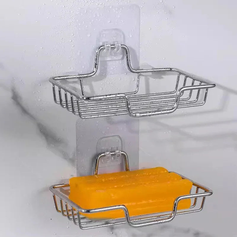 10pcs Transparent Self-Adhesive Hook Hanger Wall Storage Rack Fixing Patch Strong No-Punch Snaps For Kitchen Bathroom Gadgets