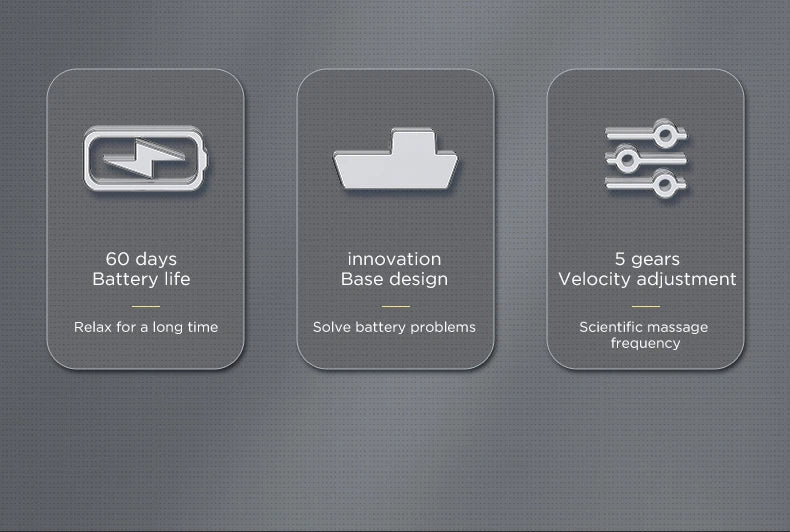 Booster - Mini Electric Neck Massager Gun, Smart Hit Fascia for Body Relaxation, Fitness, Muscle Relaxation