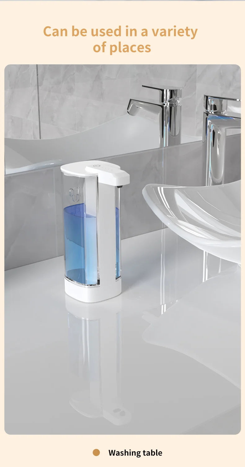 Automatic Sensor Hand Sanitizer Machine Dish Soap Machine Body Wash Shampoo Smart Distance Sensing KitchenToilet Home Dispenser