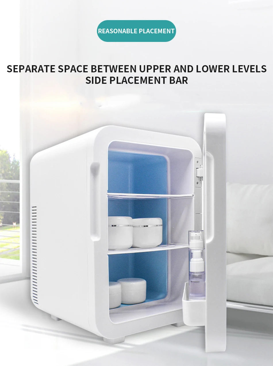 New 2025 20L car mini small refrigerator household cosmetics car refrigeration portable small refrigerator