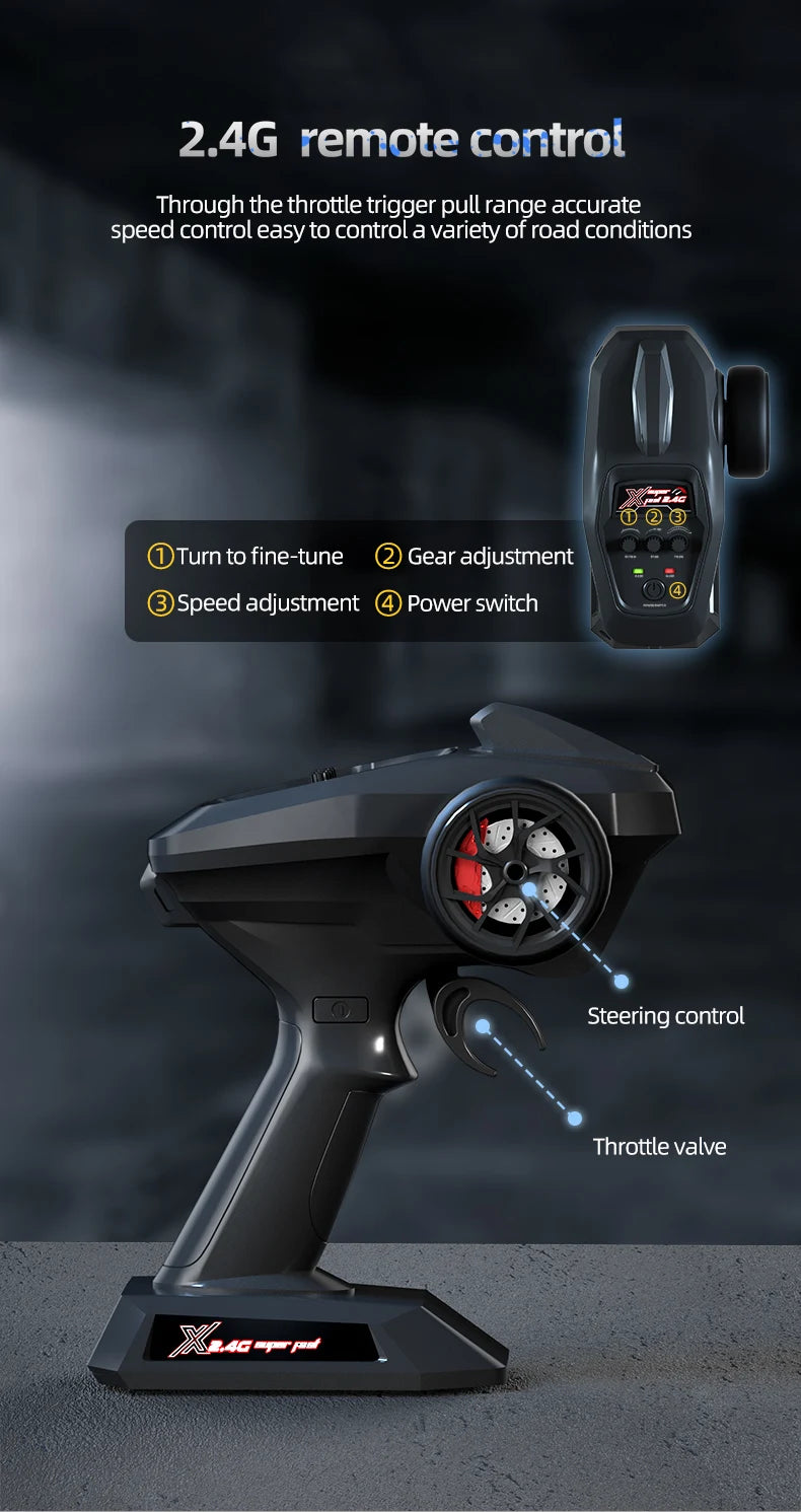 S911PRO 1:16 4WD RC Car 70KM/H or 50KM/H Remote Control Cars High Speed Drift Brushless Monster Truck For Kids VS Wltoys 144001