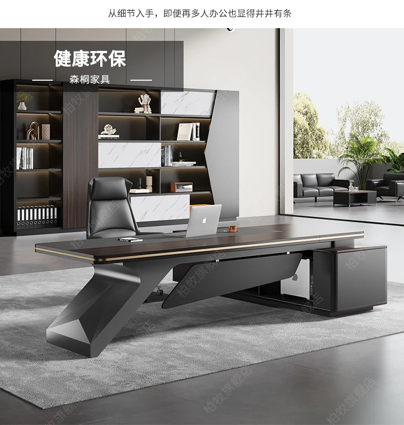 Organizer Designer Office Tablet Asthetic Monitor Executive Office Desk Study Gaming Escritorios De Computadora Furniture