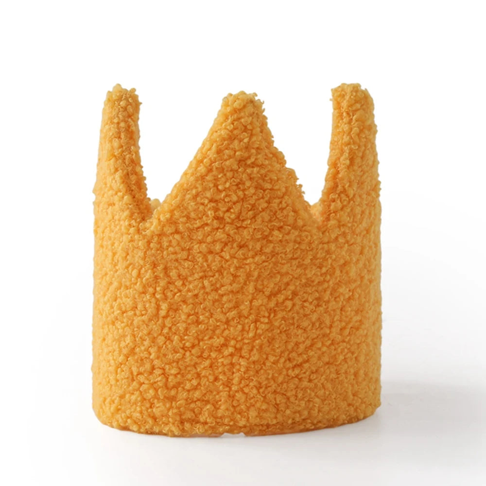 Baby Teddy Velvet Balloon Crown Hat Headwear Star Fairy Stick Happy Birthday Party Decoration Newborn Photography Accessories