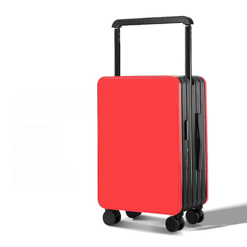 New Mid-Width Draw-Bar Luggage Large Capacity Travel Password Suitcase ABS+PC Fashion Travel Suitcase on Wheels