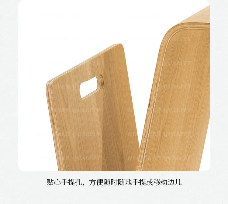 Minimalist Nordic Coffee Table Chic Solid Wood Centerpiece Ideal for Living Rooms and Balcony Corners Simple and Elegant