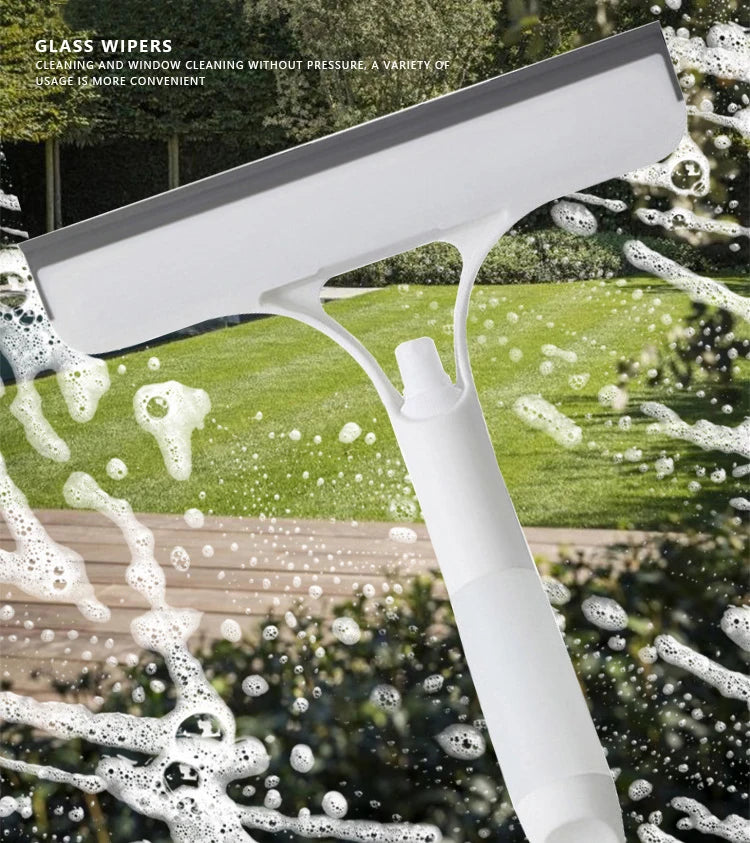 Car Scraper Window Cleaner Wiper Muitifunctional Glass Brush Silicone Squeegee for Car Household Cleaning Tools