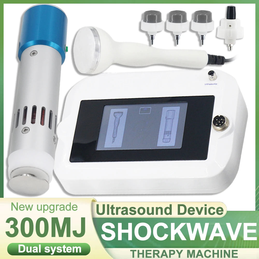 NEW Shockwave Therapy Machine Muscle Strain Pain Relief Body Relax 300mj Shock Wave Equipment Ultrasound Physiotherapy Device