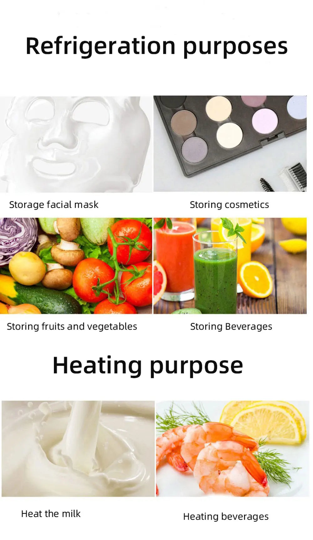 4L Mini Refrigerator,Small Household Fridge,Vehicle Freezer, Dual Use Of Refrigeration And Heating,Beer Cooling Home Appliance