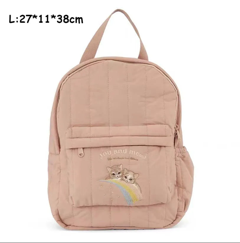 Baby Backpack Parent-child 2022 Kids Schoolbag Kindergarten Bags Travel Mom Cherry Lemon Children's Boys Girls Storage Bag