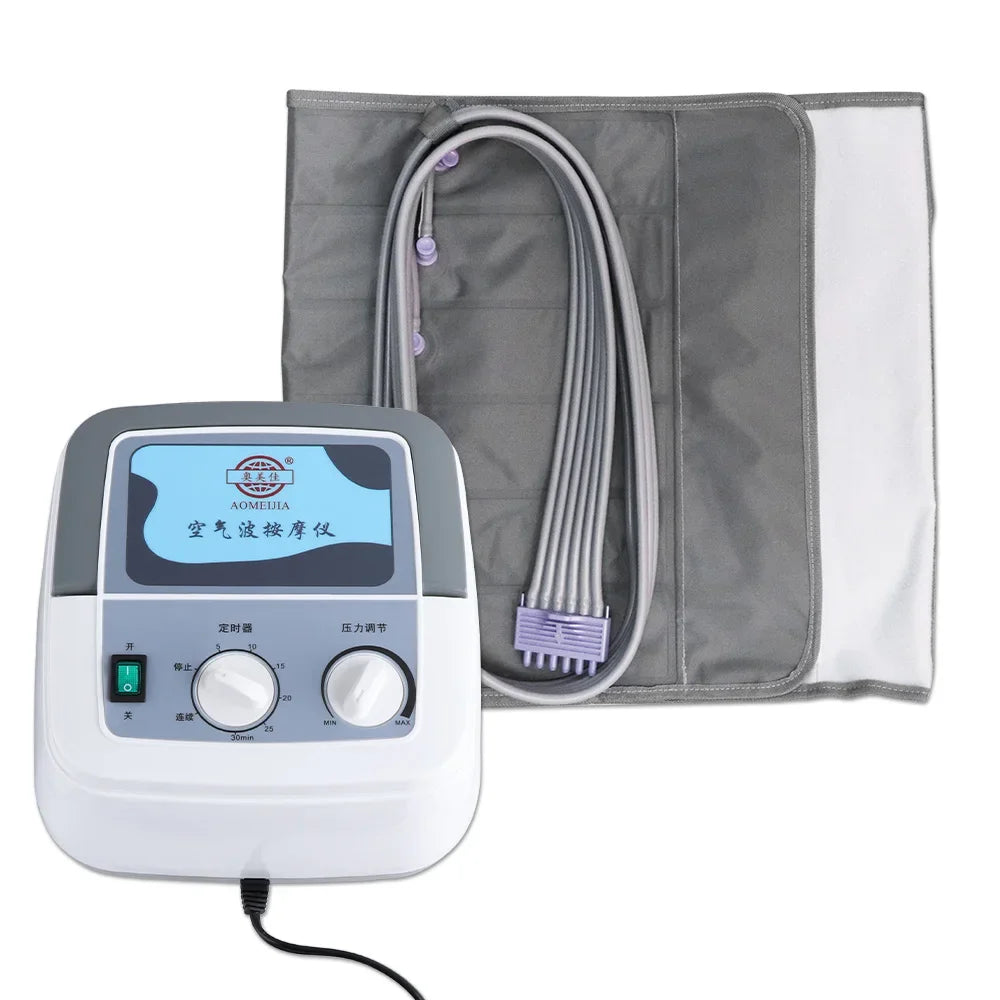 6 Air Wave Electric Massager Lymphatic Drainage Vacuum Therapy Pressotherapy Machine Muscles Relax Leg Arm Waist body Massage