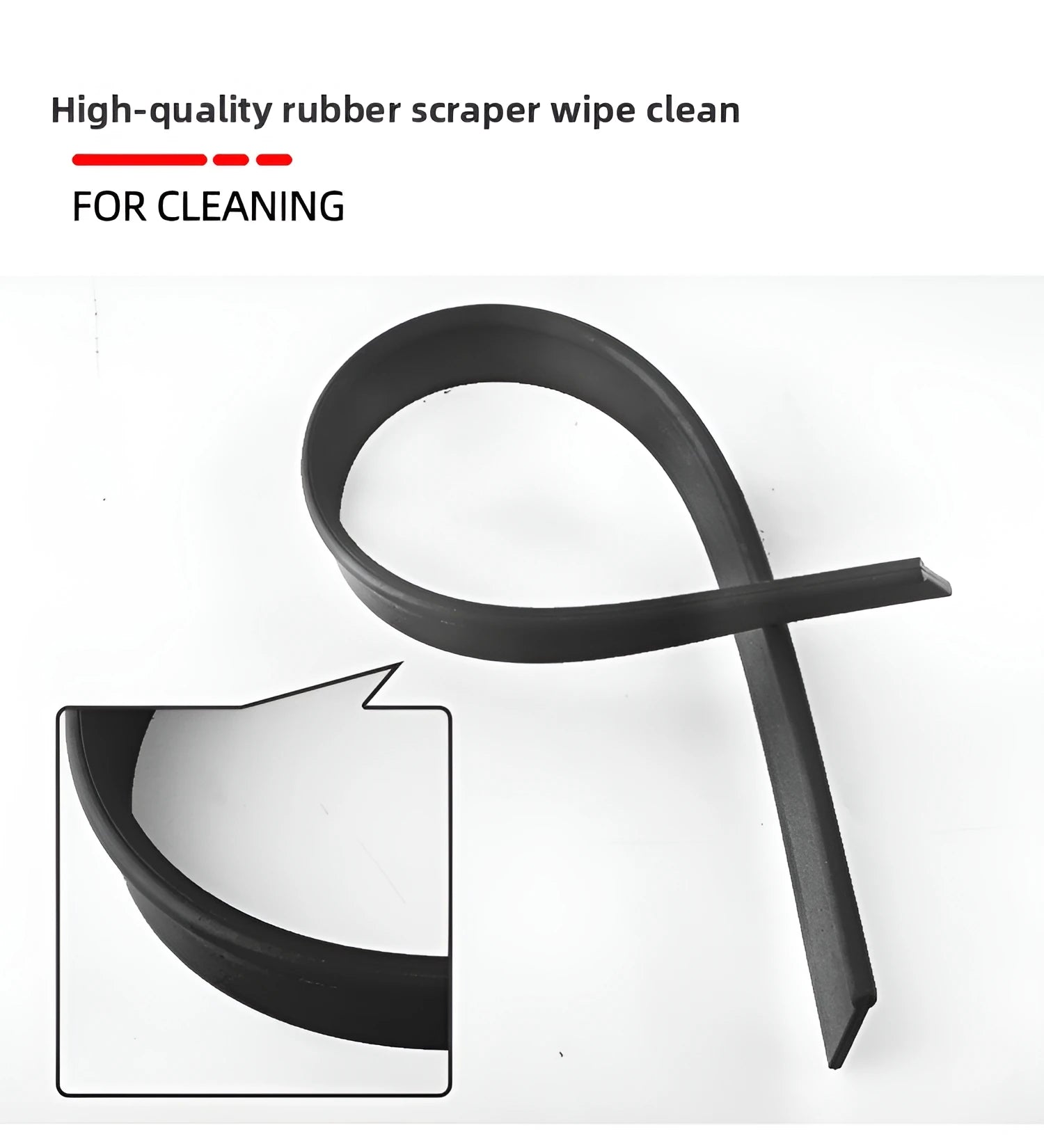 Glass Scraping Glass Artifact Window Brush White Cloud Style Glass Cleaning Wiper Single-sided Window Cleaning Floor Squeegee