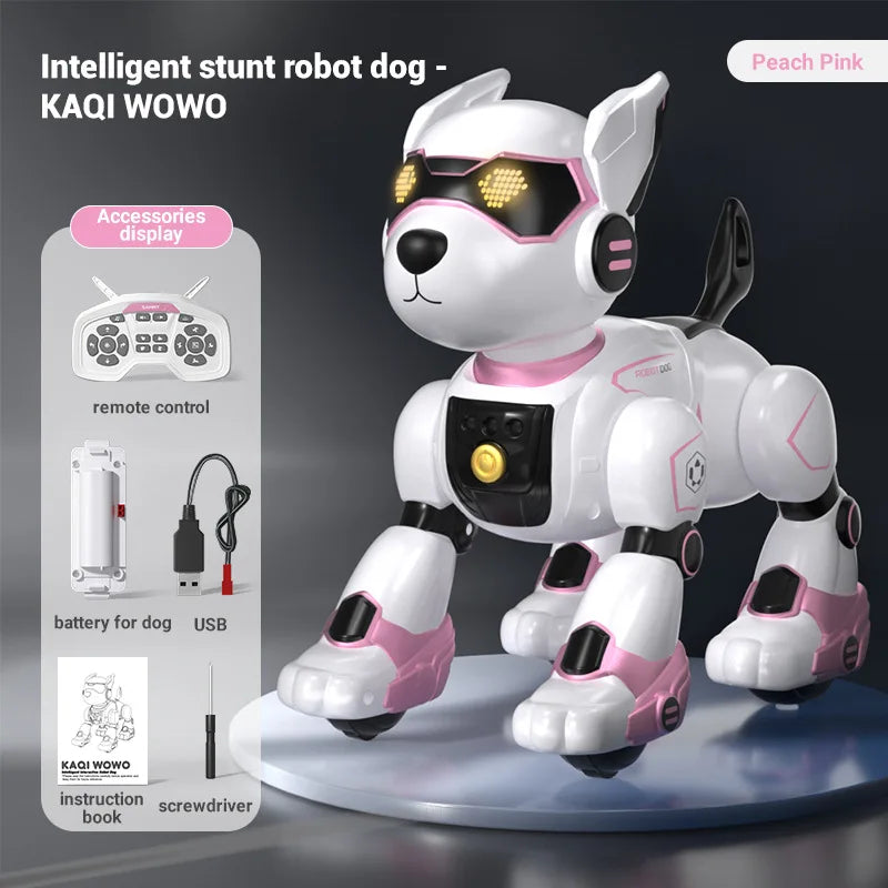 JJRC New Product R27 Smart Voice Robot Dog - Kids' Electronic Pet, Early Education Interactive Toy Robot Halloween Gift