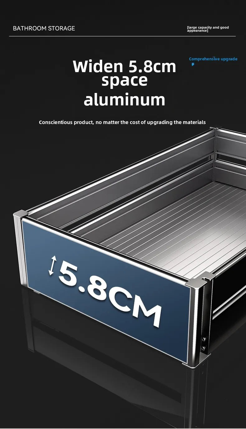 Basket Kitchen Cabinet Cupboard Basket Drawer Dish Cupboard Double Seasoning Flavor Cabinet Chopsticks Built-in Basket