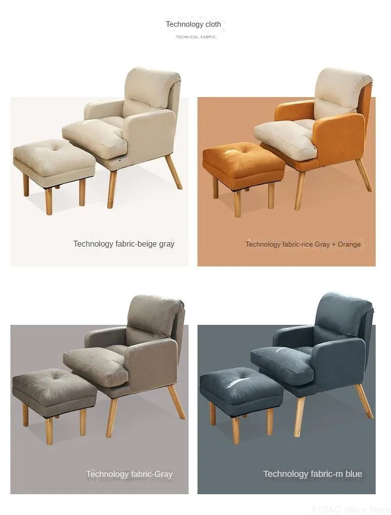 Living room lounge chair computer chair home study office chair bedroom armchair folding single person sofa chair vanity chair