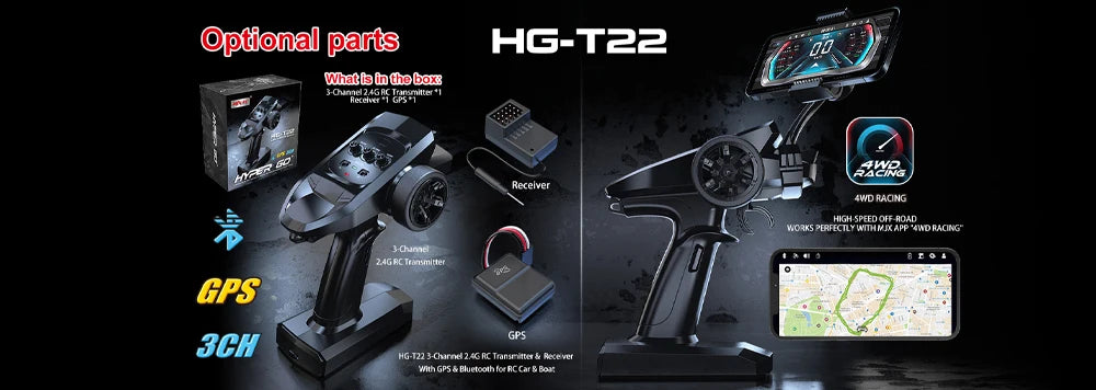 Hyper Go MJX 16207 16208 16209 16210 1/16 4WD RC Car 70KM/H Brushless  RC Racing Car Remote Control Cars Off-Road Truck Toys