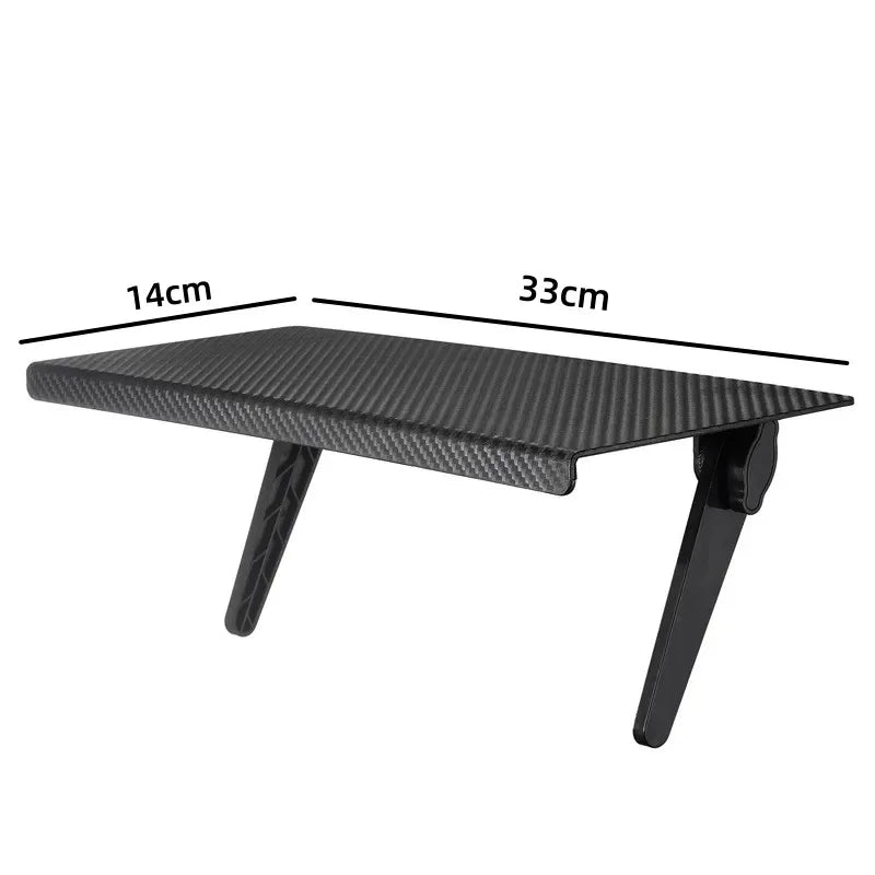 Adjustable Universal TV/Monitor Top Shelf Organizer - Space-Saving Multi-Purpose Rack for Router, Media Box Computer Accessories