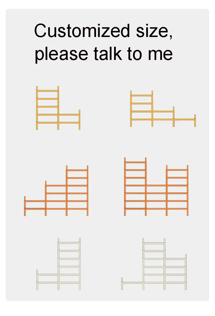 Module Modular DIY Furniture Storage Shelf Bookrack Bookshelf Bookcase Plastic ABS Customized Size Cabinet Multi-function