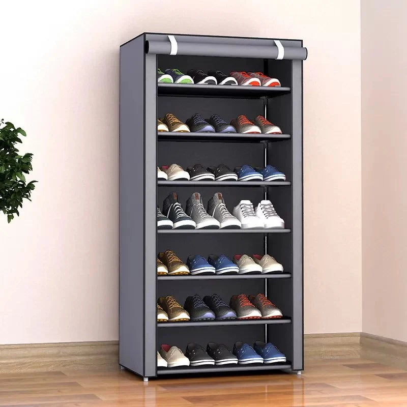 Multi-tier Combination Shoe Rack Home Bedroom Living Room Dustproof Storage Shoe Cabinet Dormitory Simple Shoe Organizer