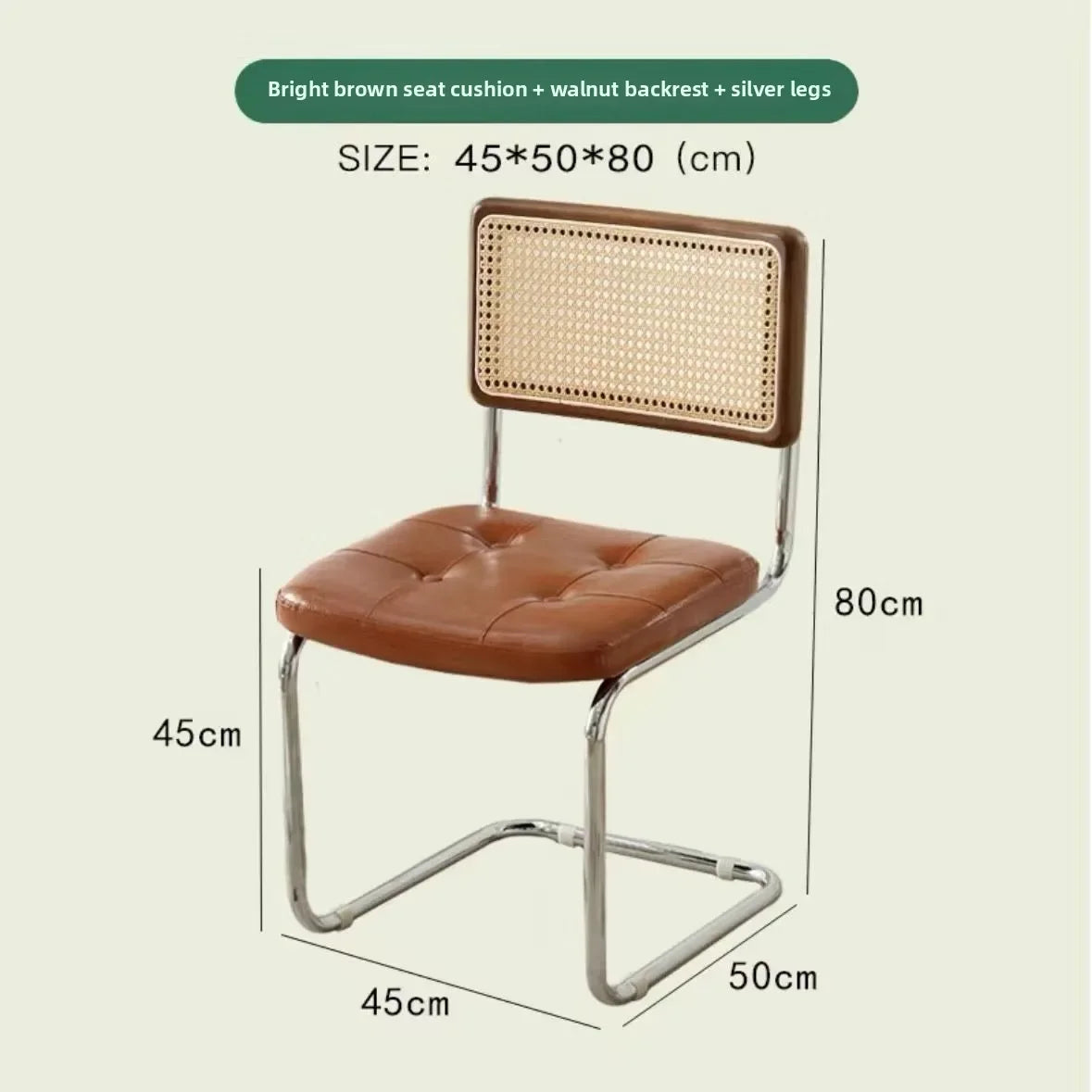 Kitchen Rattan Nordic Dining Chair Cesca Wooden Salon Design Ergonomic Dining Chair Modern Luxury Cadeira Home Furniture WK50DC
