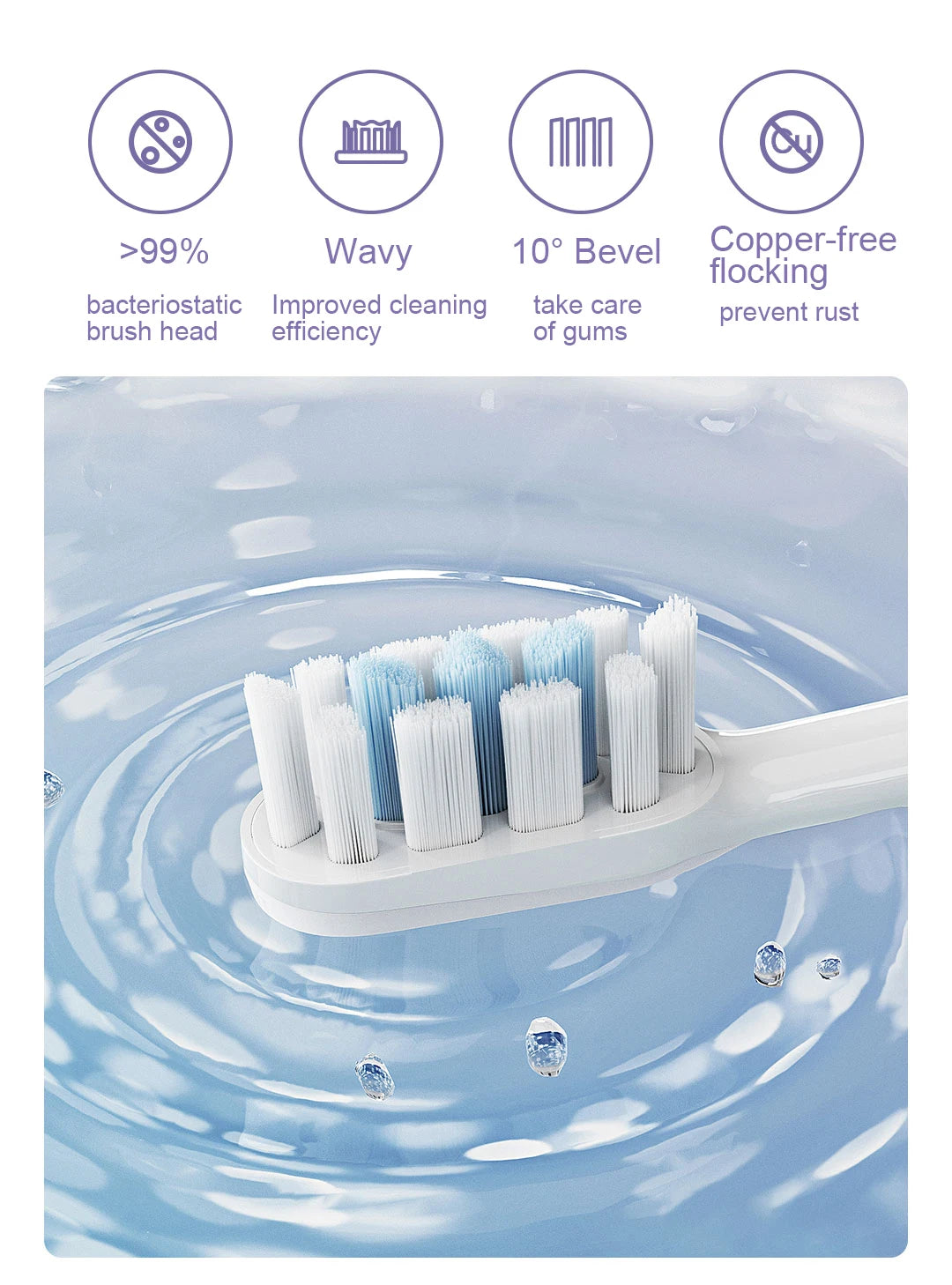 XIAOMI MIJIA Sonic Electric Toothbrush T302,USB Rechargeable,IPX8 Waterproof,Battery life 150 day,4 Modes,Toothbrushes Whitening