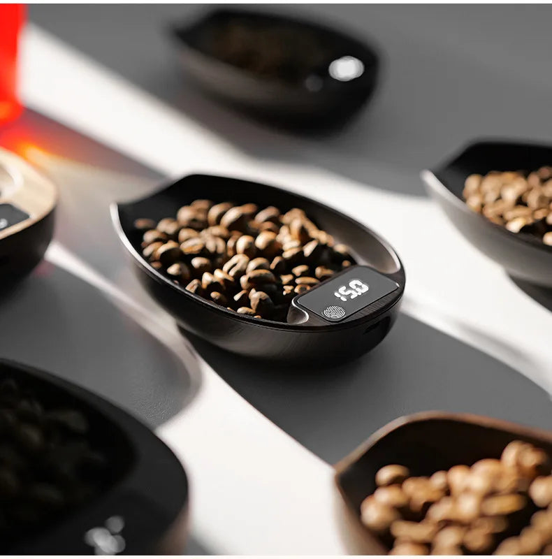 MHW-3BOMBER MVE Coffee Electronic Scale Weighing Bean Display Plate Hand Brewed Bean Dish Spray Bottle Set