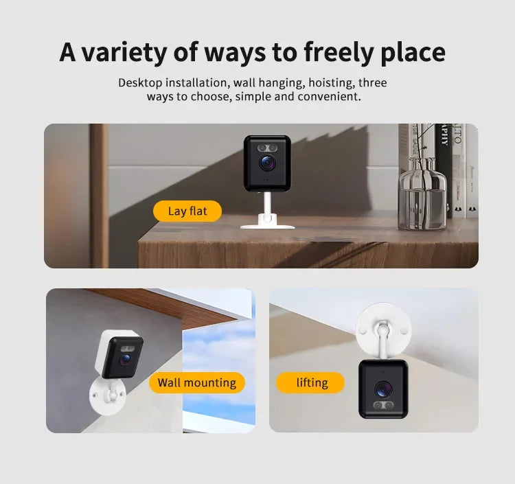 Tuya Smart 5MP Indoor Mini video Surveillance Camera Wifi Wireless Security CCTV Camera Motion Detection Smart Life Baby Monitor