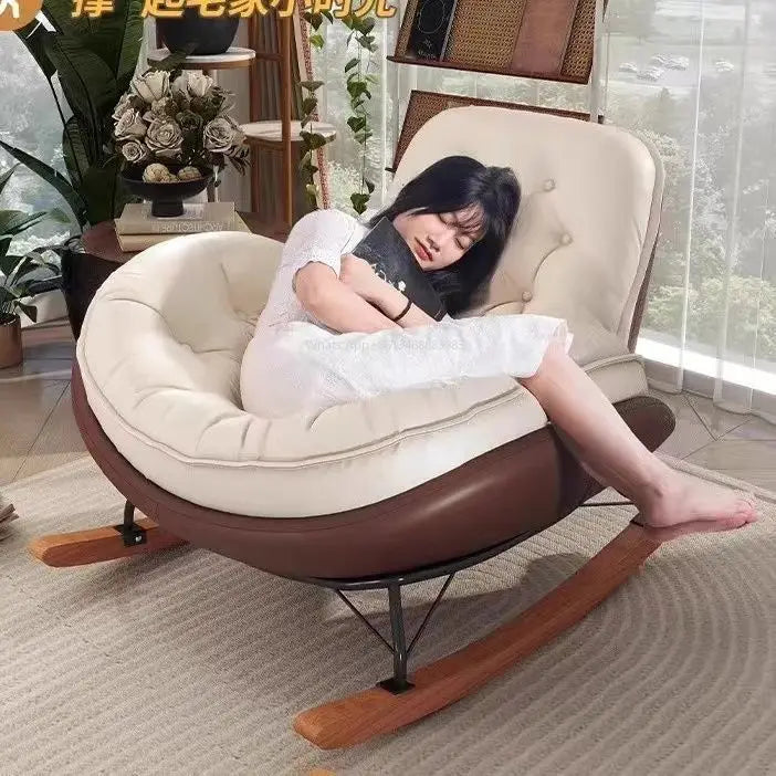 Furnished Lazy, Sofa, Penguin, Rocking Chair, Recliner, Balcony, Outdoor, Home, Bedroom, Leisure Chair, Living Room, Chair
