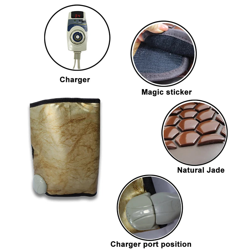 Germanium Stone Heating Knee Protection Far Infrared Physical Therapy Jade Stone Tomalin Health Leg Protection Magnetic Therapy