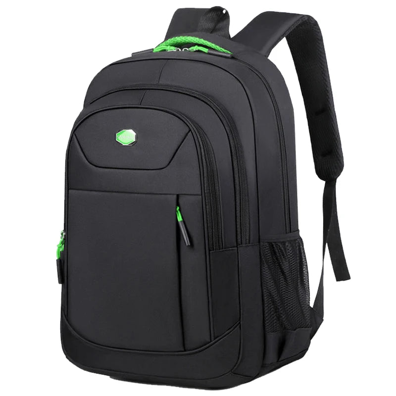 Men's and Women's Double-Shoulder Backpack - Solid Color - Business Travel, Business Trip, Commuting, Casual Use