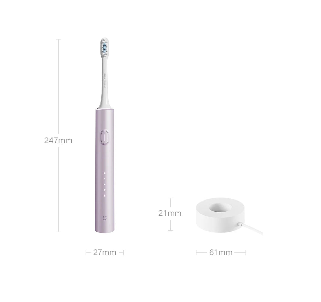 XIAOMI MIJIA T302 Electric Sonic Toothbrush USB Charge Rechargeable For Adult Waterproof Electronic Whitening Teeth Tooth Brush