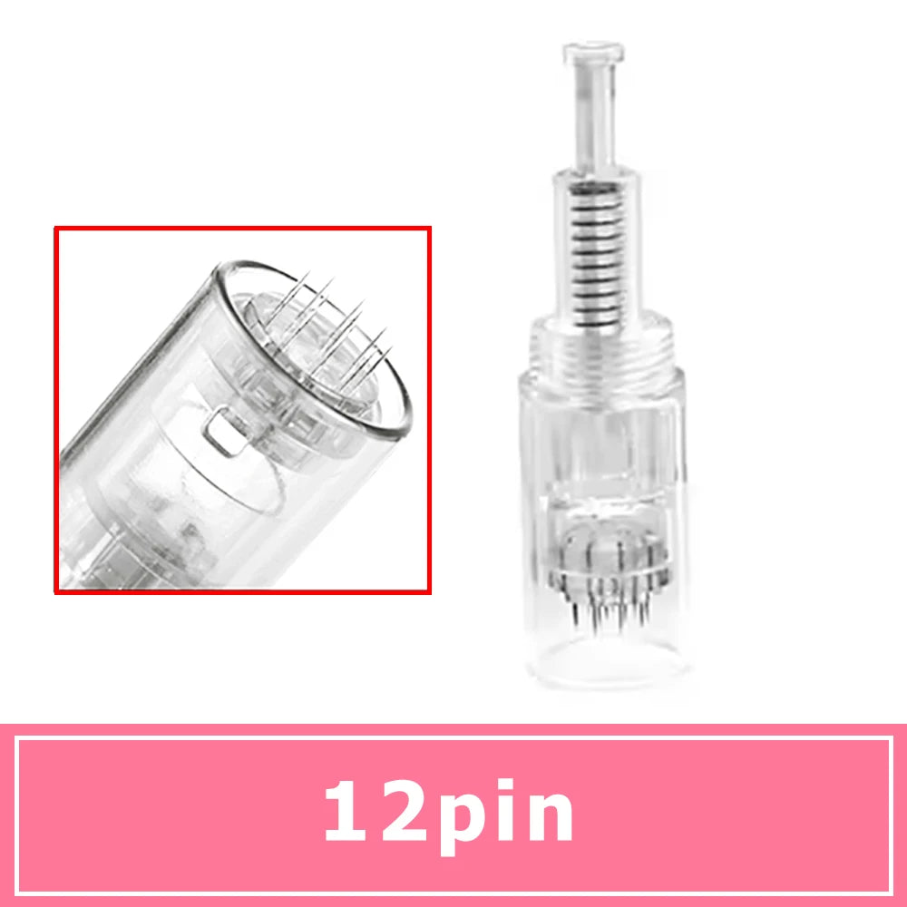 Professional Derma Pen Microneedle Pen With Needles Cartridges Skin Care Device Wireless Microneedling Machine Beauty Tool