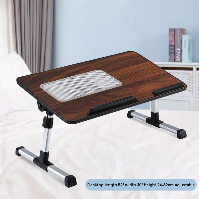 Multi-functional Folding Laptop Stand Holder Study Table Desk Foldable Computer Desk for Bed Sofa Tea Serving Table Stand