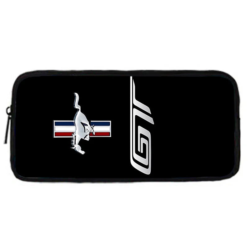 Child School Backpack with Fashion M-Mustangs car logo Lunch Bags ,Pencil Bags ,School Bags for Boys Girls Best Gift